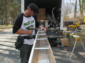 Installing aluminum gutter braces in Concord, NC